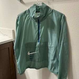 Nike Running Windbreaker Quarter Zip, Sz L